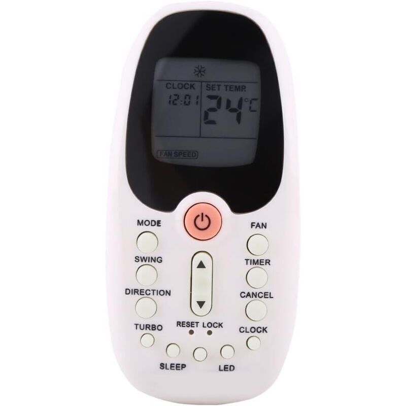 Klimaanlagen-Fernbedienung, Klimaanlagen-Controller-Ersatz, Klimaanlagen-Controller-Ersatz für R06/BGE, Klimaanlagen-Fernbedienung mit großen Tasten