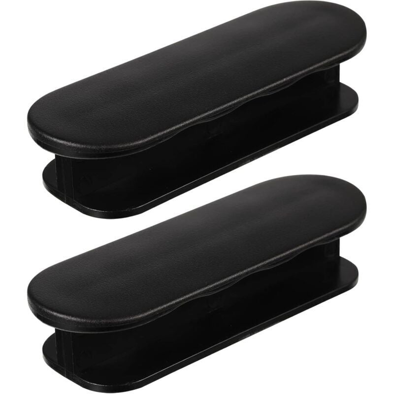 KZQ 4 Stück Dachbox-Befestigungs-U-Halterung, 4 Stück U-förmige Dachbox-Befestigung, Dachbox-Zubehör mit 8 robusten Sicherheitsmuttern und 2 Bandagen