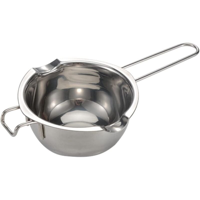 Schokoladenschmelztiegel aus Edelstahl, geeignet zur Herstellung von Pralinen (Silber) - KZQ