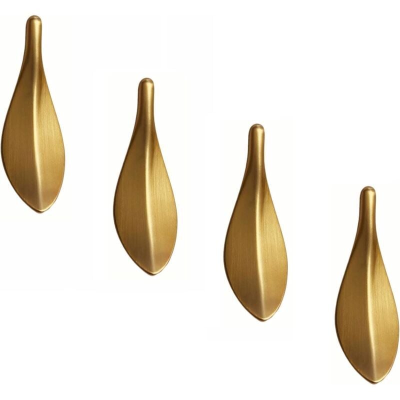 Schublade für Küchenschrank, Schublade für Küchentür, Goldene Schublade für Kleiderschrank, Küchenschrank, Heimdekoration, Türrenovierung, 4