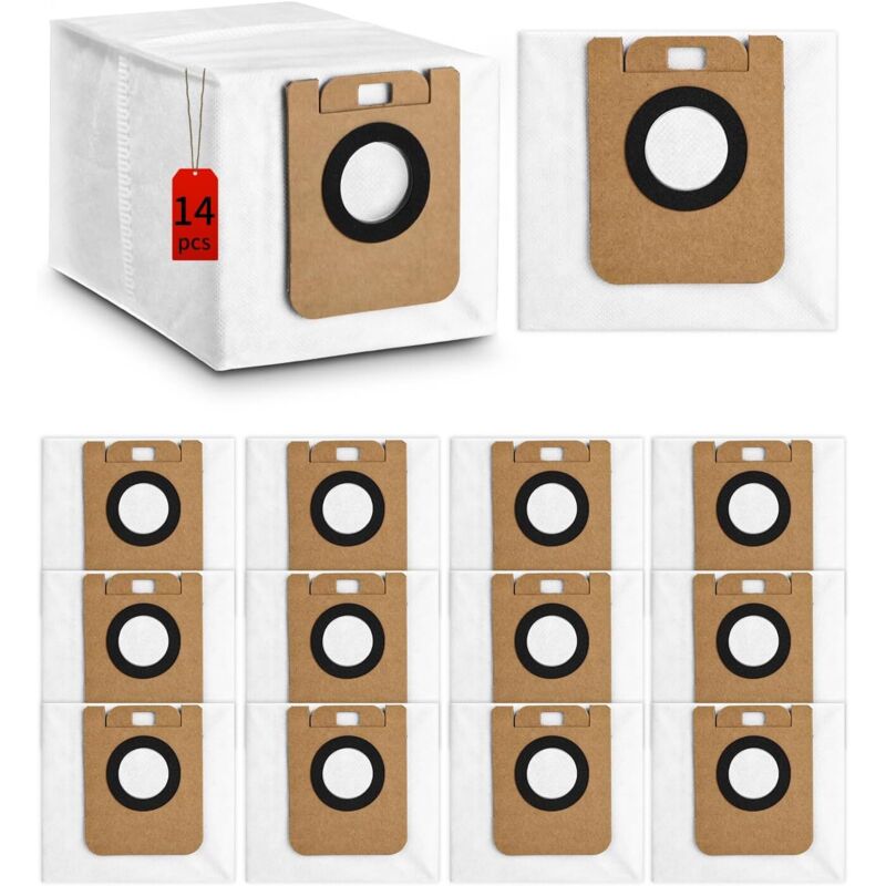 14 Stück Staubbeutel für Staubsauger Dreame D10 Plus / D10s Plus / L10 Plus. Ersatz-Staubsaugerbeutel für Dreame D10s Plus - Lablanc