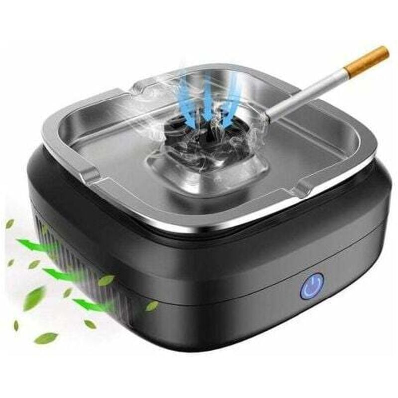 Elektrischer Aschenbecher-Luftreiniger, 4000 mAh, 8 Millionen negative Ionen, Luftreiniger, rauchfreier Luftreiniger für drinnen und draußen,