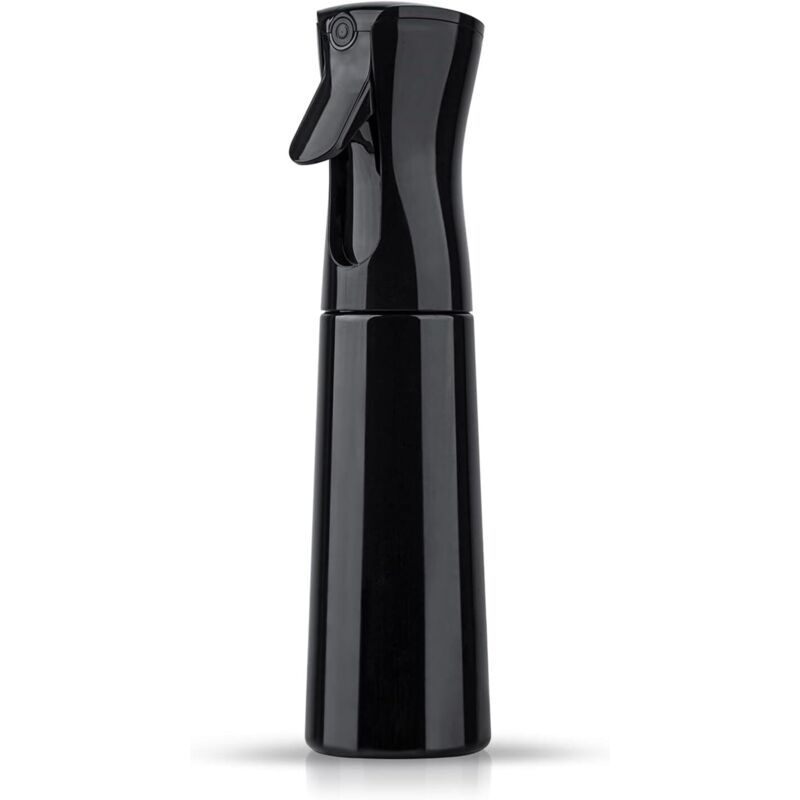 Lablanc - Haarspray, Lockenspray, nachfüllbar, Wassersprühflasche, Nebelsprüher für Zimmerpflanzen, Friseur, Blumen, Schwarz, Alkoholspray, 300 ml
