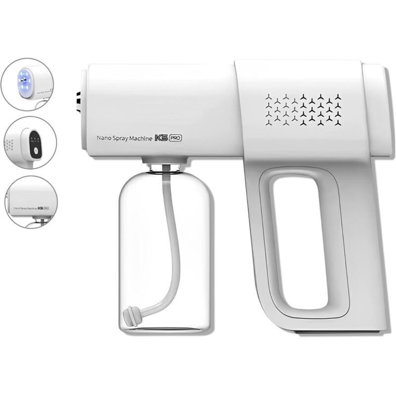LaBlanc-K5 Professionelles Desinfektionsnebelgerät – Mini-Sprühgerät und Zerstäuber für Parfüm und Alkohol – Handliches, nachfüllbares Gerät