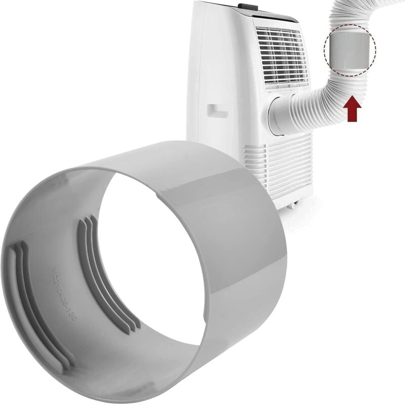 Klimaanlagen-Fensterschlauch-Adapter, flache Mundschnittstelle, für 130 mm/5,1 Zoll mobile Klimaanlagen-Abluftschläuche und