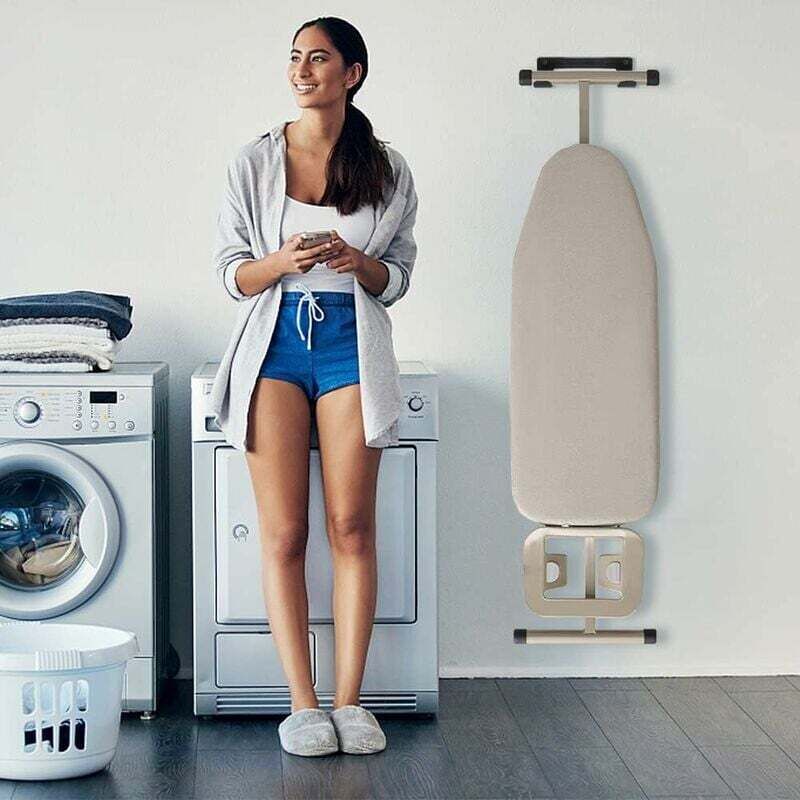 Rosemary - LaBlanc - Wandhalterung für Bügelbrett, Wandhalterung, für Waschküche, Schwarz