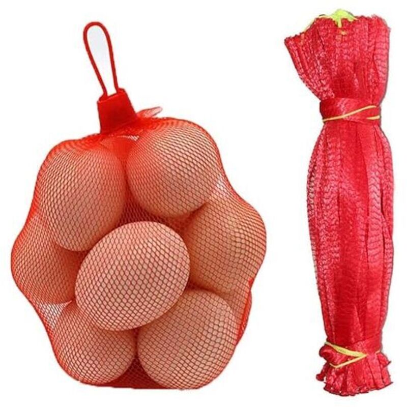 Wiederverwendbarer Netzbeutel, 200 Stück, Nylon-Mesh-Gemüse-Netzbeutel, Obst- und Gemüse-Verpackungsnetz, für Eier-Netzbeutel, Obst-Netzbeutel,