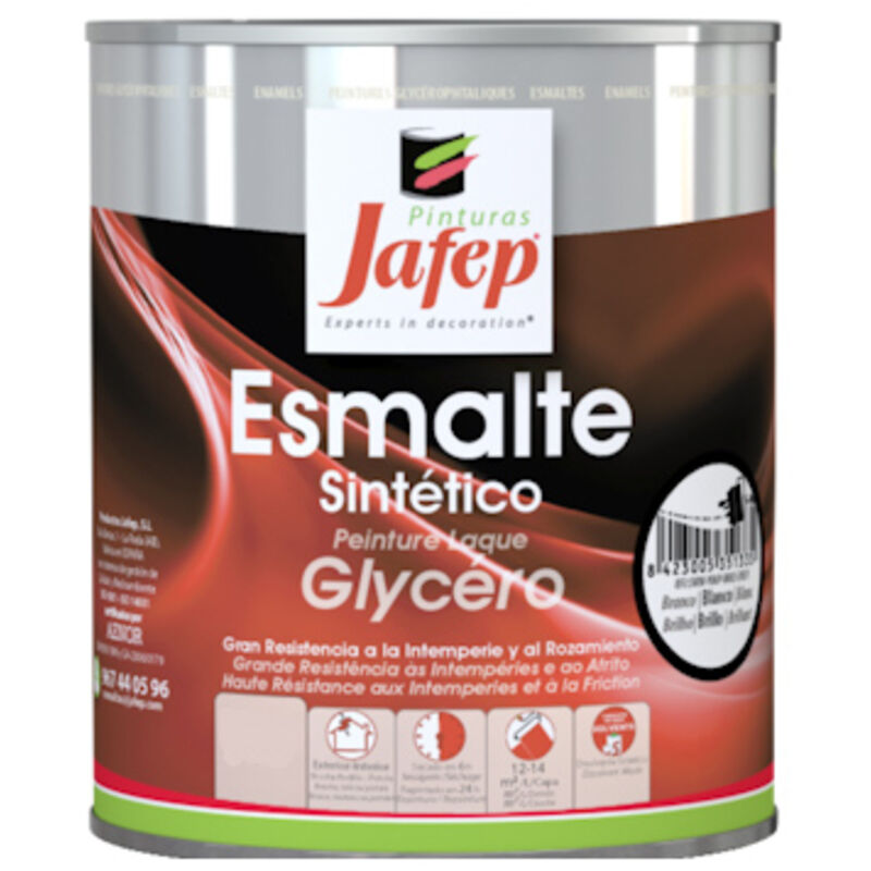 Lack-Emaille-Synthetik-Glycérol Glänzend 125 ml Lack-Emaille-Synthetik-Glycérol Glänzend 125 ml - Jafep