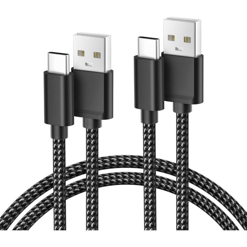 Ladekabel für MacBook Pro 2023,MacBook Air Schnellladekabel,USB zu Typ C Kabel 1M 2Pack,USB A zu USBC Netzkabel für Apple iMac Mini 2022 2021 2020