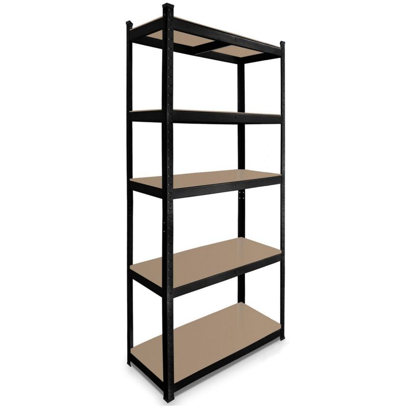 Lagerregal 180 x 90 x 40 cm Traglast 875 kg Schwerlastregal pulverbeschichtet anthrazit