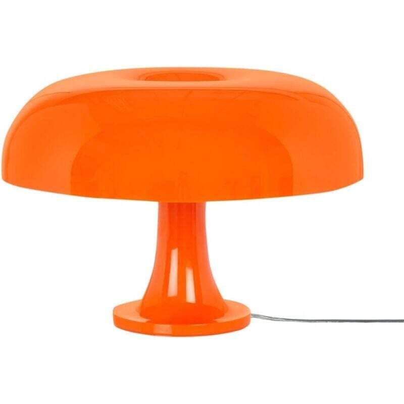 Lampe de table champignon Lampe de table LED Lampe simple pour la décoration de la chambre (Couleur : Orange, Taille : EU22cm33cm)Lampe de chevet
