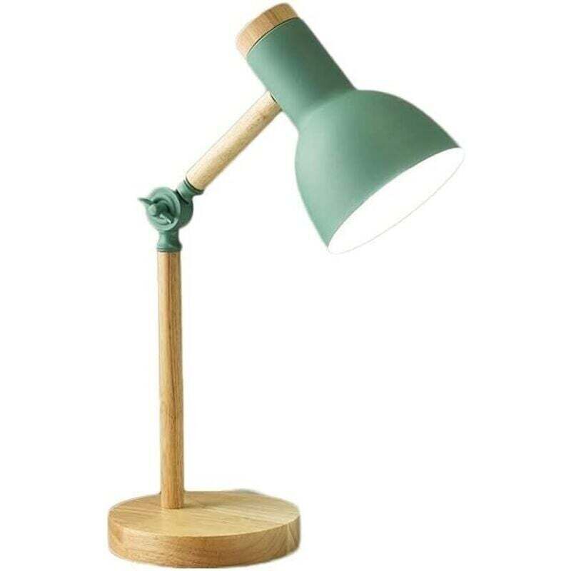 Lampe de table de style nordique, lampe de chevet pour chambre à coucher, lampe de lecture protégeant les yeux des enfants, lampe de table réglable,