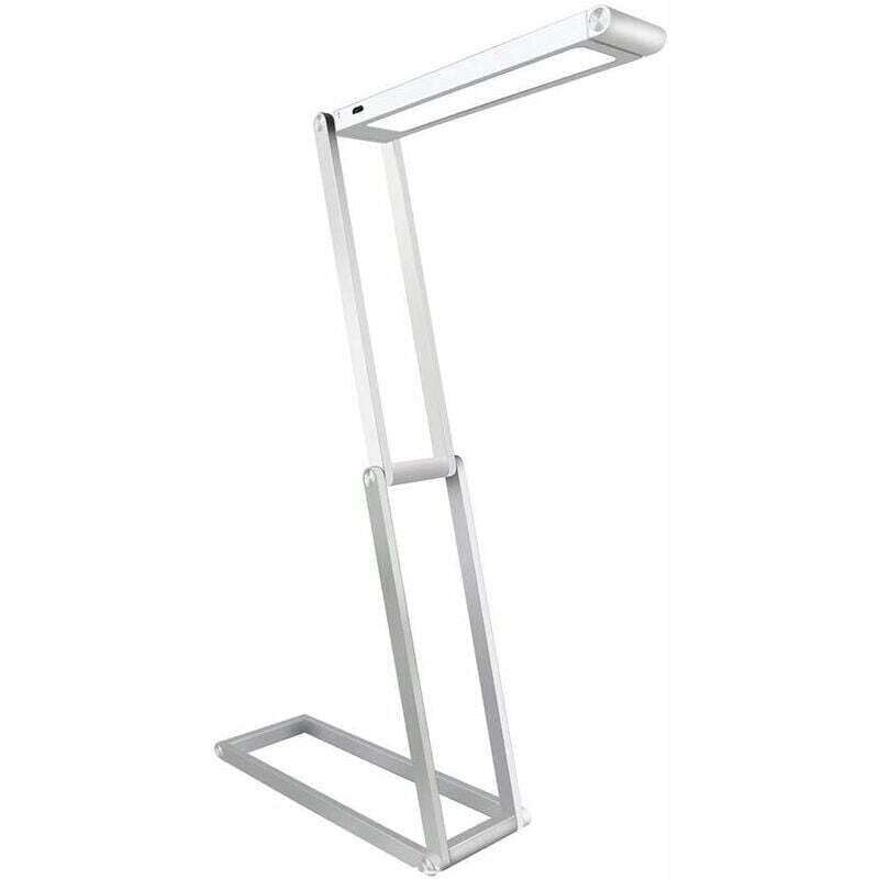 Lampe de Table en Aluminium créative Simple Portable Pliable Rechargeable LED Lampe de Bureau dimmable Lampe de Lecture veilleuse Cadeau lumière (Or