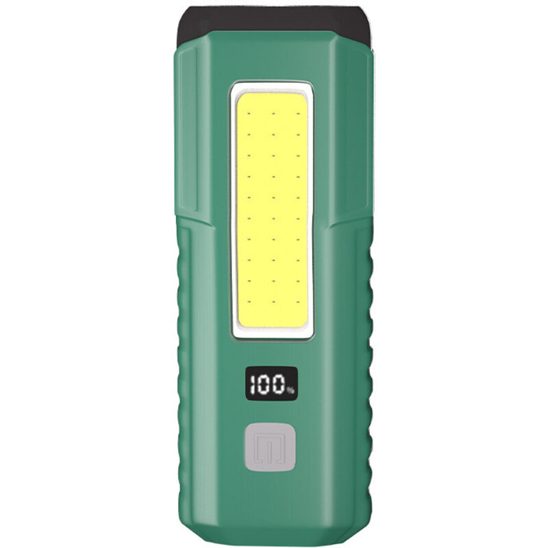 Lampe de travail magnétique LED/lampe de réparation automobile, lampe torche COB, rechargeable, 3 modes d'éclairage, multifonctionnelle avec crochet