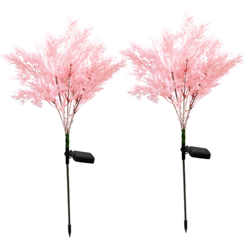 Lampe Solaire Misty mit Zweig. Vintage-Außenlampe für Terrasse und Garten. Dekorative Lampe für den Außenbereich. Lampe mit Zweig