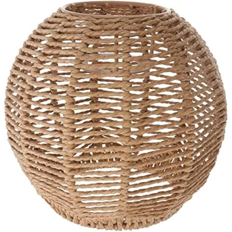 Lampenschirm für Abdeckung Tischlampe Rattan Lampe Pendelleuchte Vintage Hängende Feuerzeug Cafe Restaurant Home Decor Retro Lampenschirm