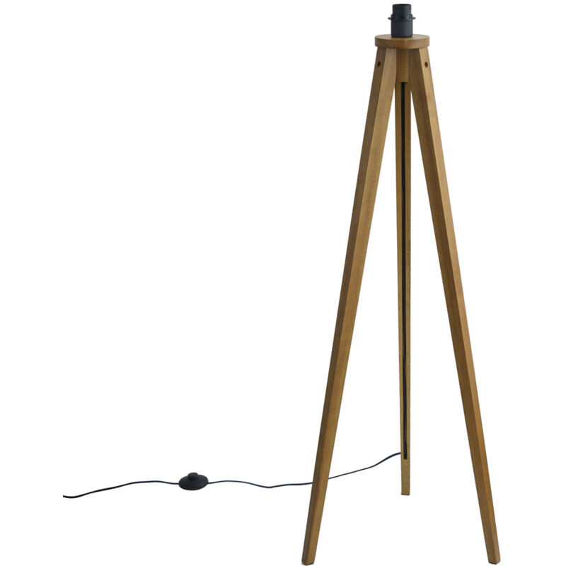 Ländliche Stehlampe Stativ Vintage Holz - Stativ Classic