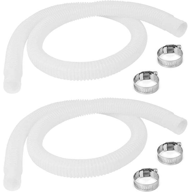 Rapanda - Intex Ersatzschlauch für Poolpumpe – 1,25 Zoll Durchmesser, 59 Zoll langes Zubehör (2er-Pack) –