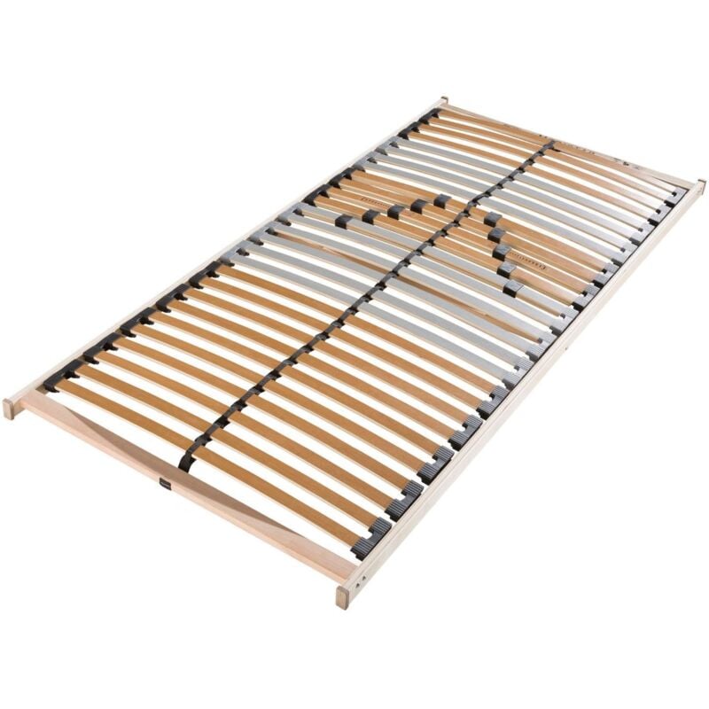 Sleepneo - Lattenrost 90x200 cm - fertig montiert 28 Latten 5-Zonen Lattenrost Traglast ca. 150 Kg Birkenschichtholz