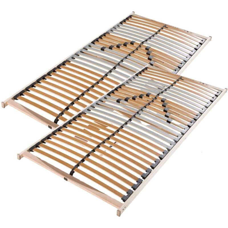Lattenrost 180x190 cm - fertig montiert 28 Latten 5-Zonen Lattenrost Traglast ca. 150 Kg Birkenschichtholz