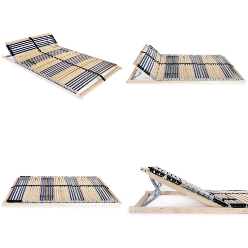 Lattenrost mit 42 Latten 7 Zonen 140x200 cm - Lattenrost - Holzrahmen - Buchenholz - Birkenholz - Lattenrost 140x200 - Home & Living