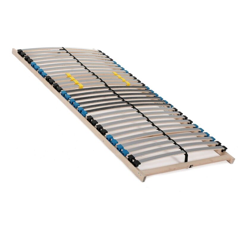 Lattenrost PREMIUM 100x200 cm - 28 Latten 7-Zonen Lattenrost Traglast ca. 140 Kg Birkenschichtholz Selbstmontage Germany