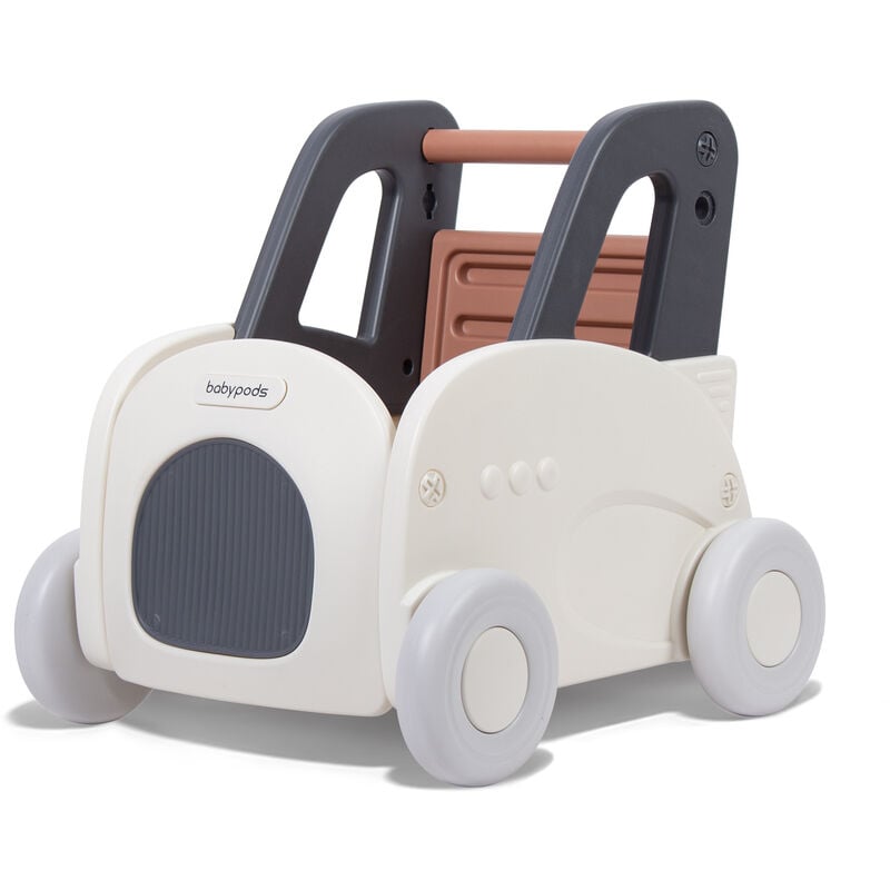 Lauflernwagen Baby Push Pull Lauflernhilfe Spielzeug, 4 in 1 Lauflernhilfe zum Sitzen und Stehen mit Rädern, Laufwagen Gehfrei Gehhilfe für 1-3 Jahre