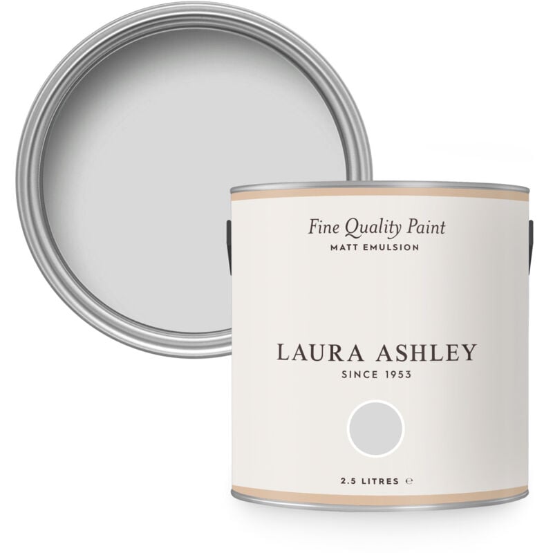 Wandfarbe Pale Silver Matt 2,5L - Laura Ashley