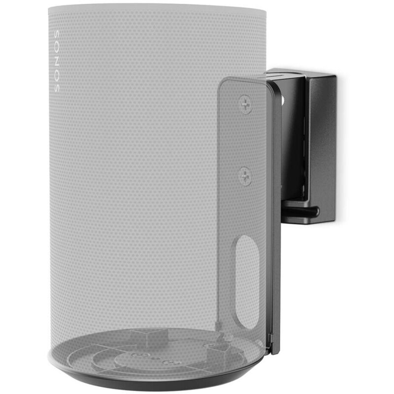 Northix - Lautsprecherhalter kompatibel mit sonos era100 wand 3 kg drehgelenk neigung kippbar drehbar abs metall schwarz