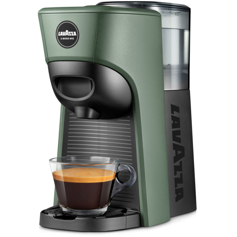 Lavazza LM 840 Tiny Eco Automatische manuelle Kapsel-Kaffeemaschine, 0,6 l, Salbeigrün