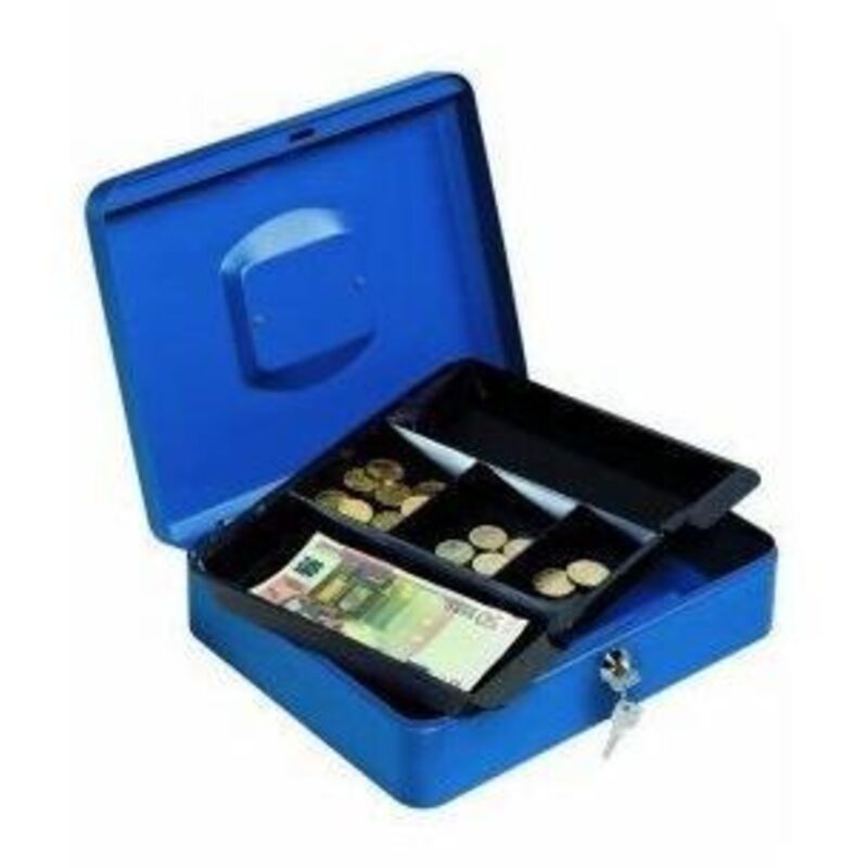Lebez 065-BL Geld- & Kartenkassette Schwarz, Blau