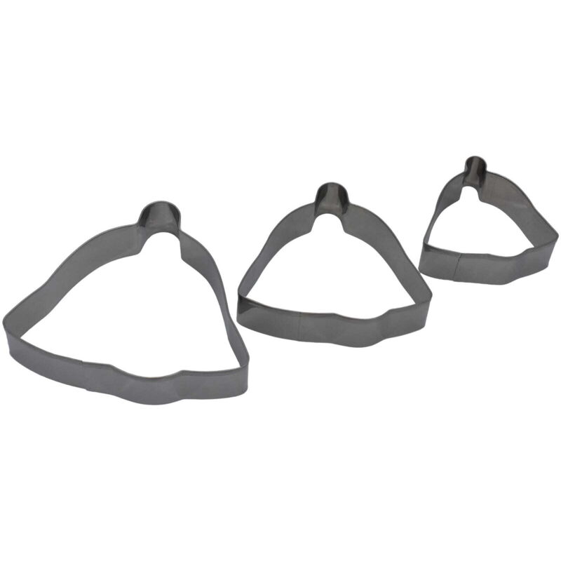 Lebkuchen-Ausstechformen-Set, Glockenform, 3-teilig, BRUNBESTE BB-3034