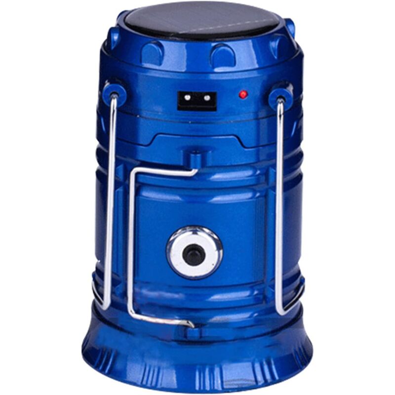 LED-Campinglaterne – Multifunktions-Solar-Campingleuchte – Campinglampe – wiederaufladbar – tragbar – für Outdoor, Camping, Nachtangeln, Jagen,