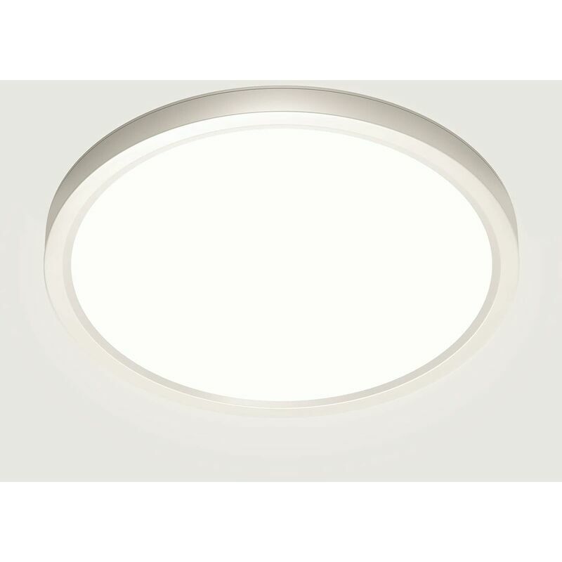 LED-Deckenleuchte, 28 w, 4500 k, Deckenleuchte, moderne neutrale LED-Deckenleuchte für weiße Räume, wasserdicht IP44, 22 cm, geeignet für Badezimmer,