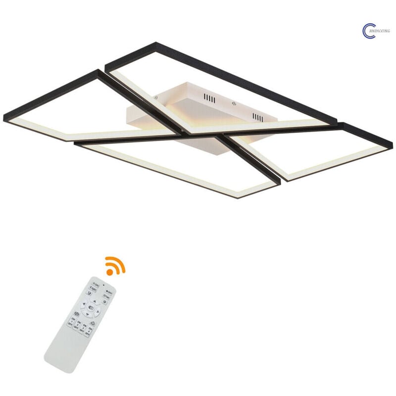 Senderpick - LED-Deckenleuchte Geräumige Deckenleuchte, stufenlos dimmbar mit Fernbedienung