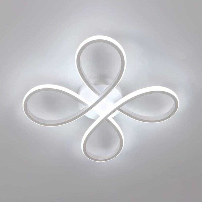 GOECO Moderne LED Deckenleuchte 30W 3400LM Deckenleuchte für Küche, Schlafzimmer, Flur, Esszimmer, Balk