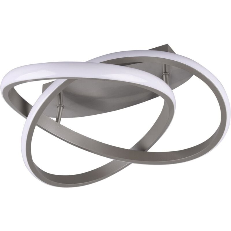 Reality Leuchten - Reality led Deckenleuchte Course nickel - matt Deckenleuchte