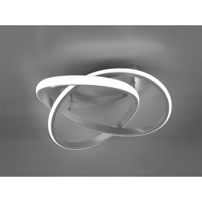 Reality Leuchten - Reality led Deckenleuchte Course nickel - matt Deckenleuchte