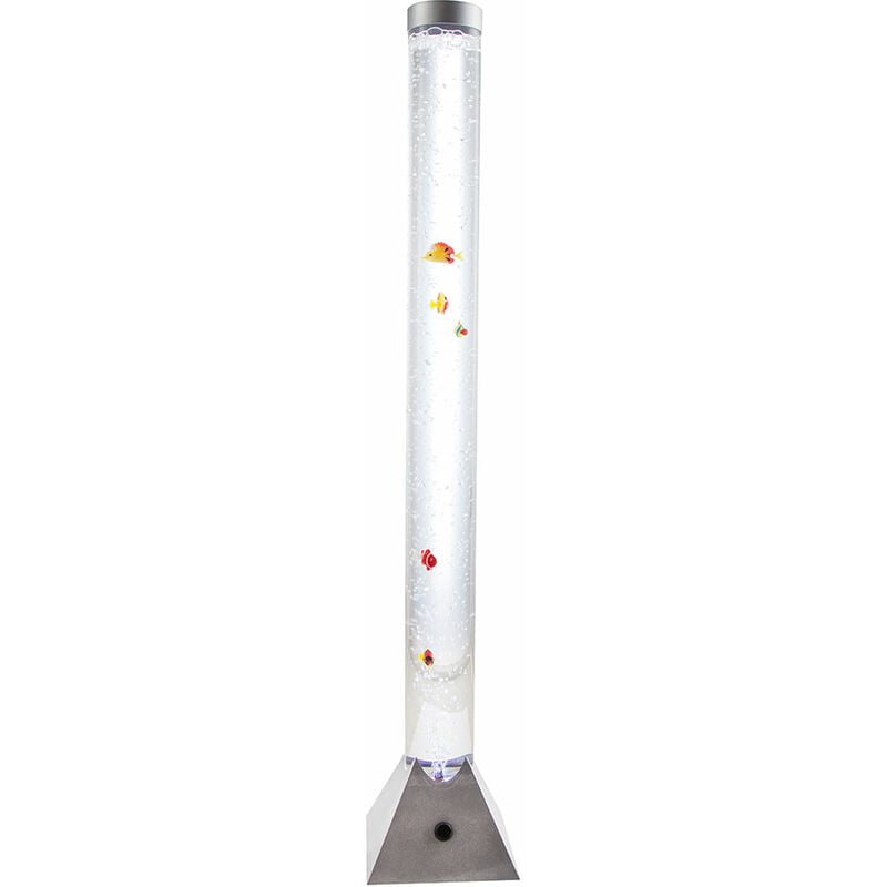 Rgb led Steh Lampe Deko Fische Sprudel Wasser Ess Zimmer Stand Säule Farbwechsel nino 40090102