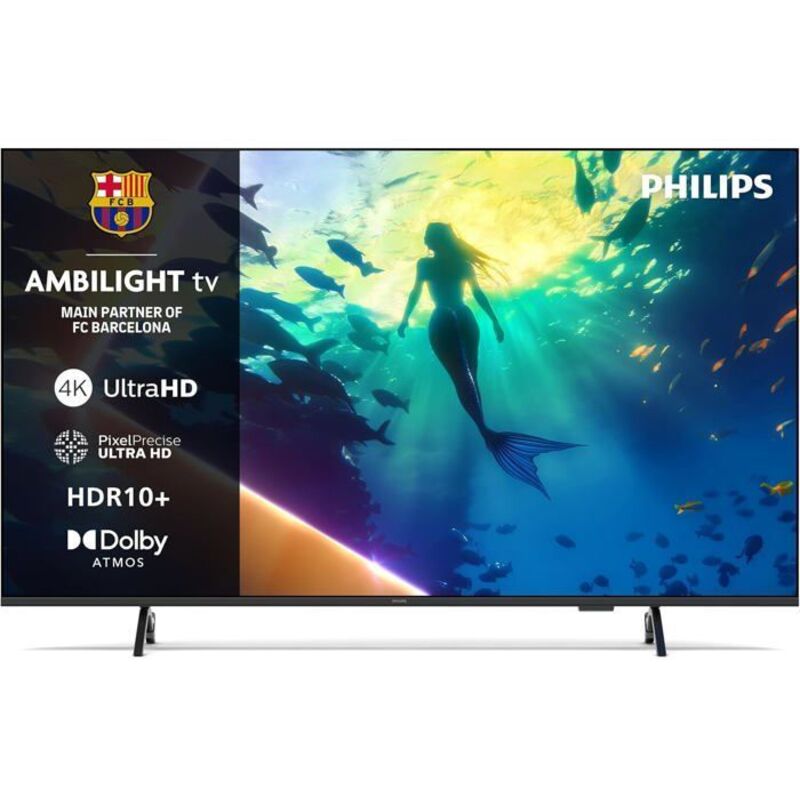 LED Fernseher 4K - PHILIPS - 50PUS8010 - 50 Zoll - Dolby Atmos - Titan OS