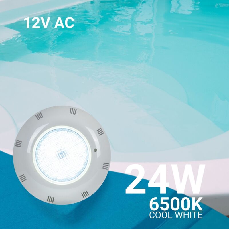 LED-Unterwasserbeleuchtung für Fiebern-Pools - 12V AC - 24W -
