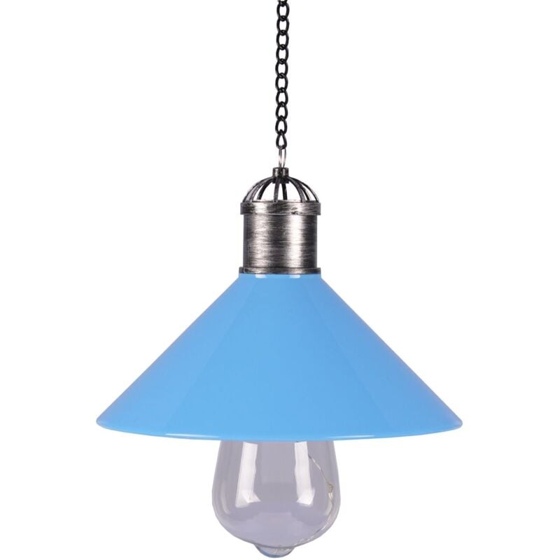 Buri - led Hängeleuchte Solarleuchte Gartenleuchte Hängelampe Solarlampe Gartendeko - blau