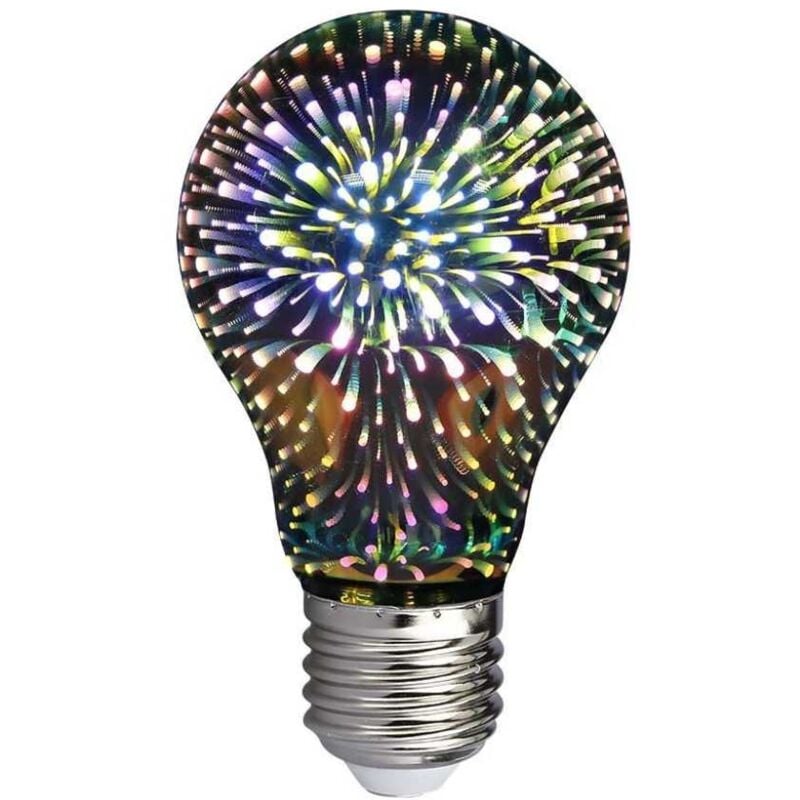 V-tac - Led-lampe a60 3d 3w e27 3000k- vt-2203-n -2704- 212704