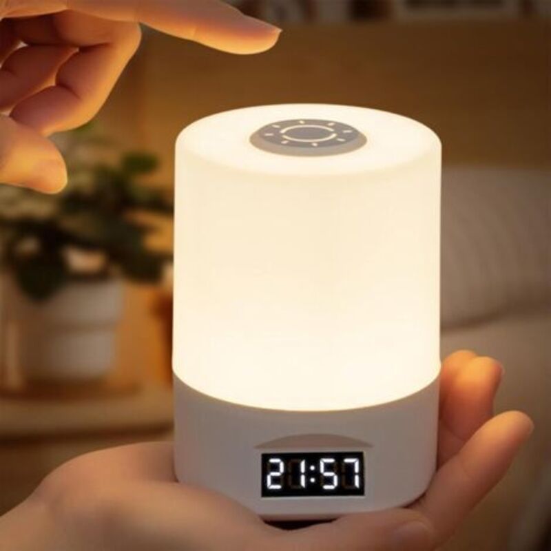 LED-Leuchte (weiß), Nachtlicht, Schreibtischlampe, wiederaufladbare Beleuchtung, dreifarbiger Farbwechsel, augenschonend, Beleuchtung für