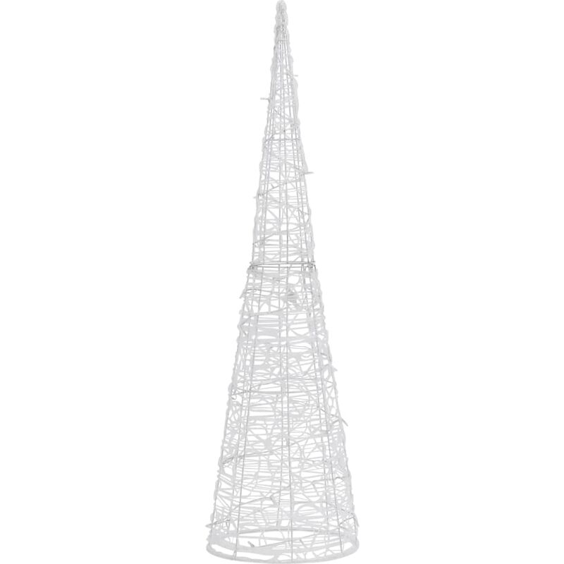 Vidaxl - LED-Kegel Acryl Weihnachtsdeko Pyramide Blau 120 cm