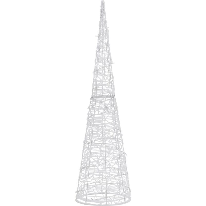 Vidaxl - LED-Kegel Acryl Weihnachtsdeko Pyramide Bunt 120 cm
