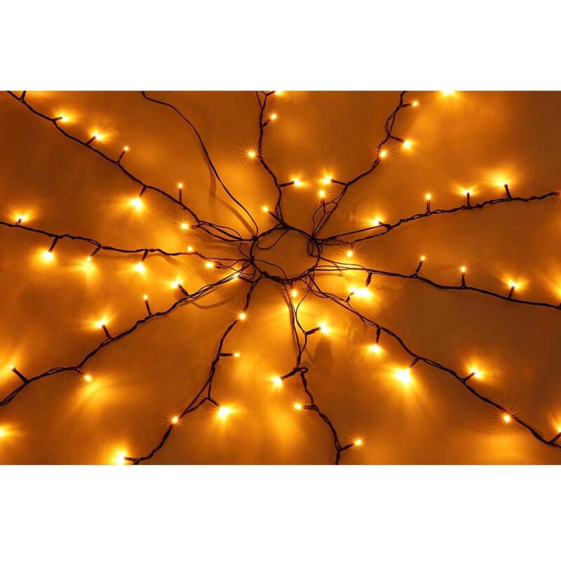 Globo Lighting - led Lichterkette Gartendeko Weihnachtskette Innen- und Außen h 200 cm 1800K