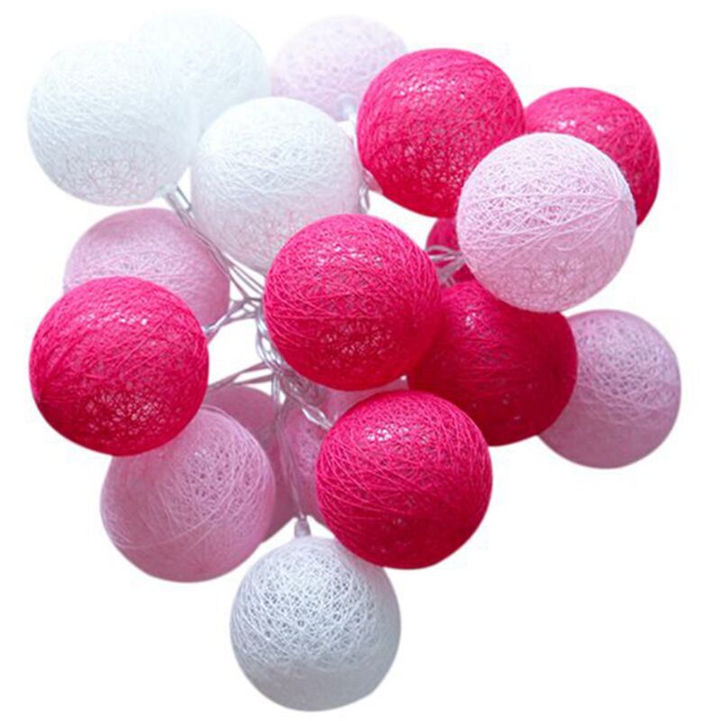 LED-Lichterkette mit Kugeln, Weihnachtsbeleuchtung, Gartendekoration, Urlaub, Hochzeit, Party, Heimdekoration