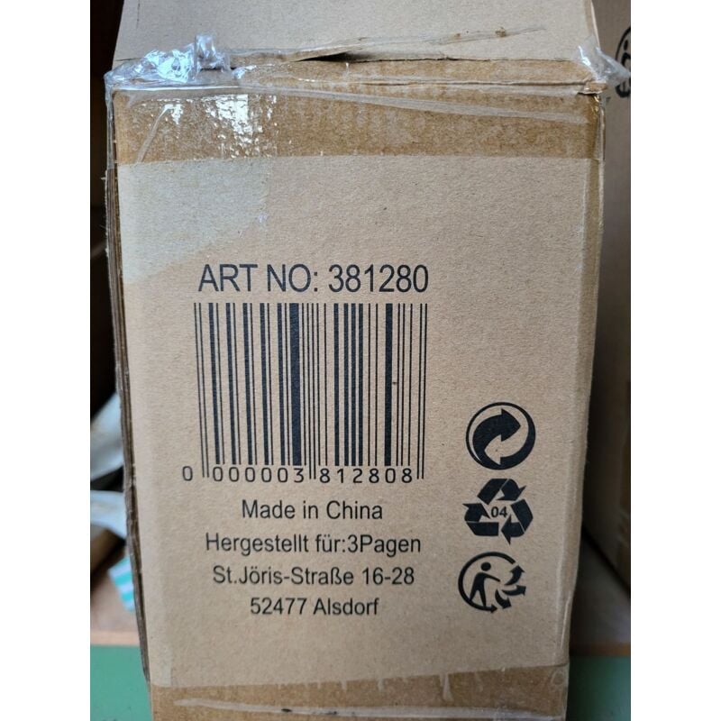 Buri - LED-Lichterkette Sterne rot 1,35m Weihnachtsdeko Leuchtdekoration Batterie