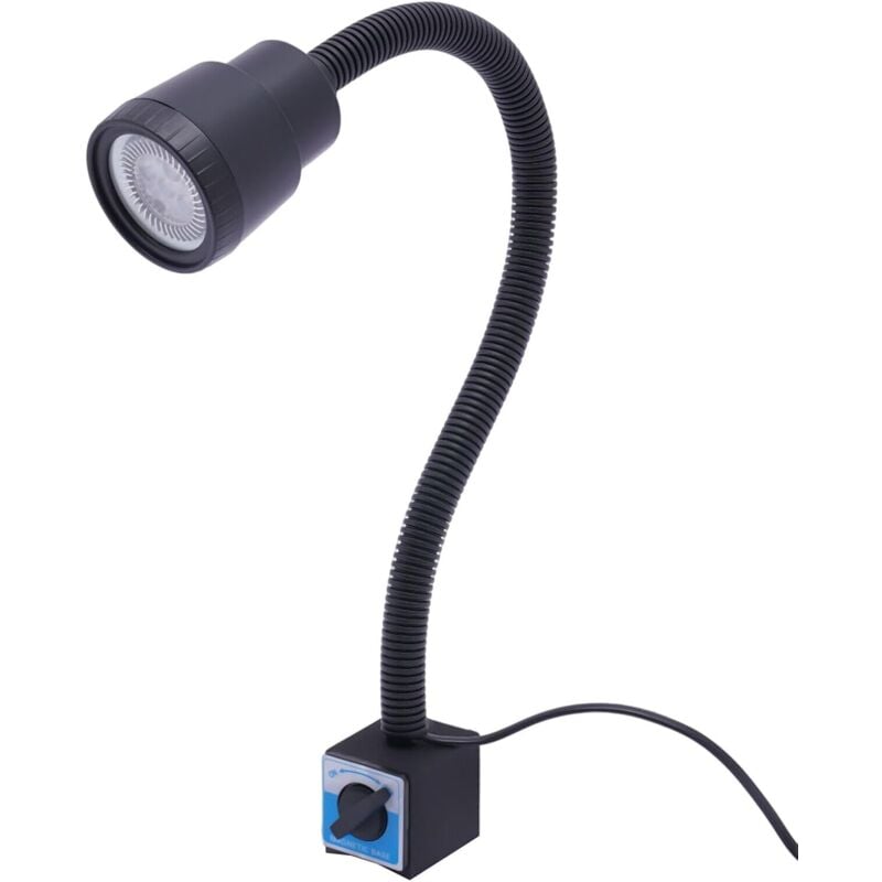 Led Magnetische Arbeitsleuchte, 220V cnc Maschinenlampe mit Magnetfuß Magnetische, led Arbeitsleuchte Flexibel Arm Licht Nähmaschine Drehbank Fräsen